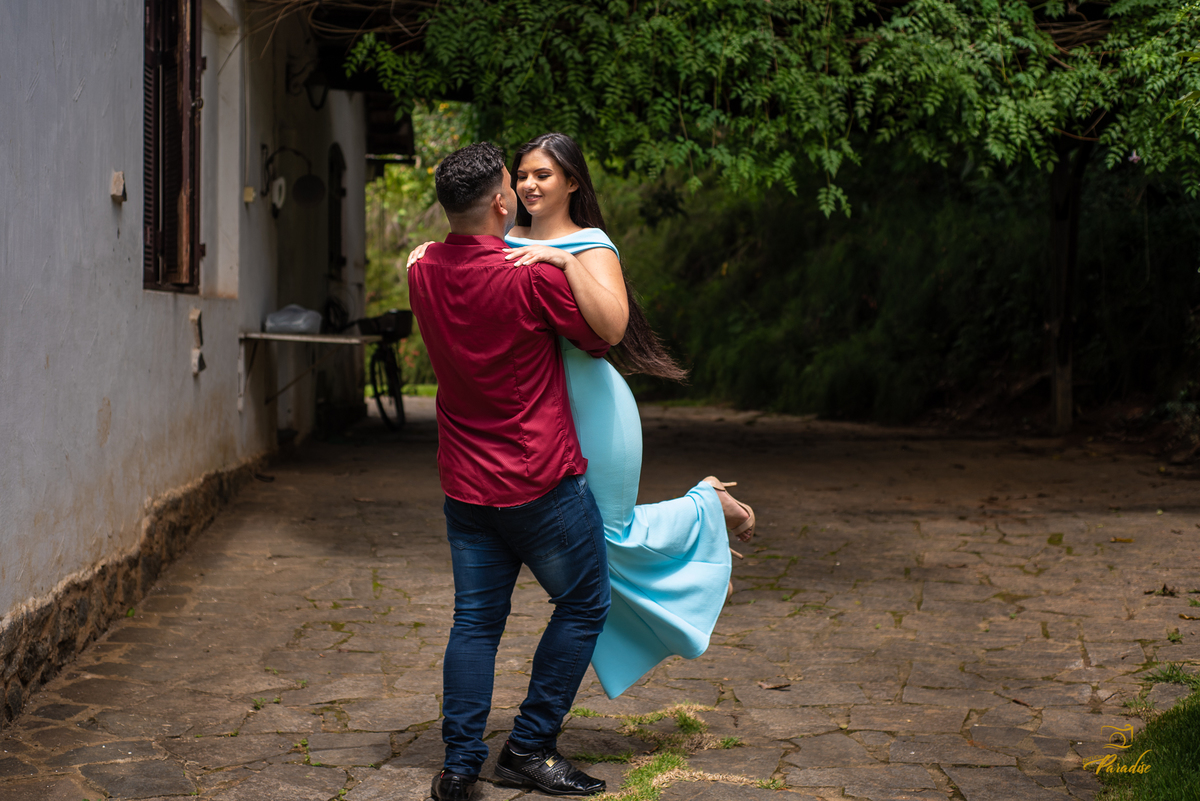 Ensaio Pré Casamento Tayle e Felipe - Estúdio Paradise