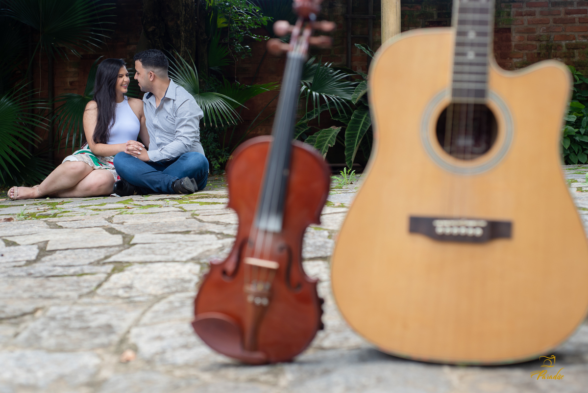 Ensaio Pré Casamento Tayle e Felipe - Estúdio Paradise