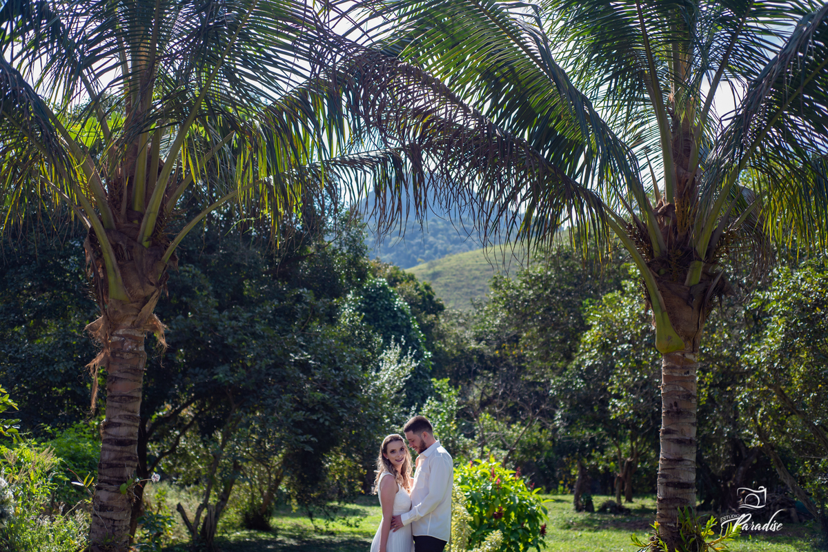 paisagem com o casal