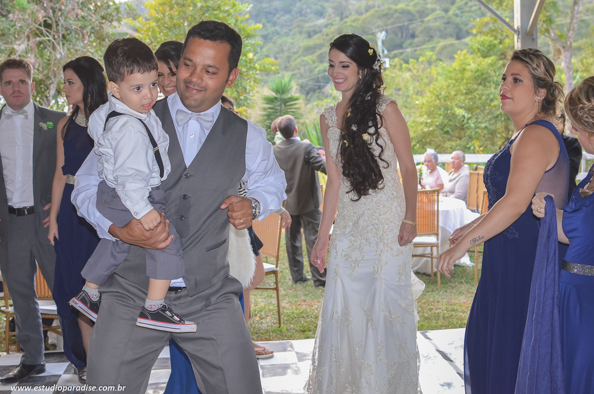Pista de dança em casamento ao ar livre
