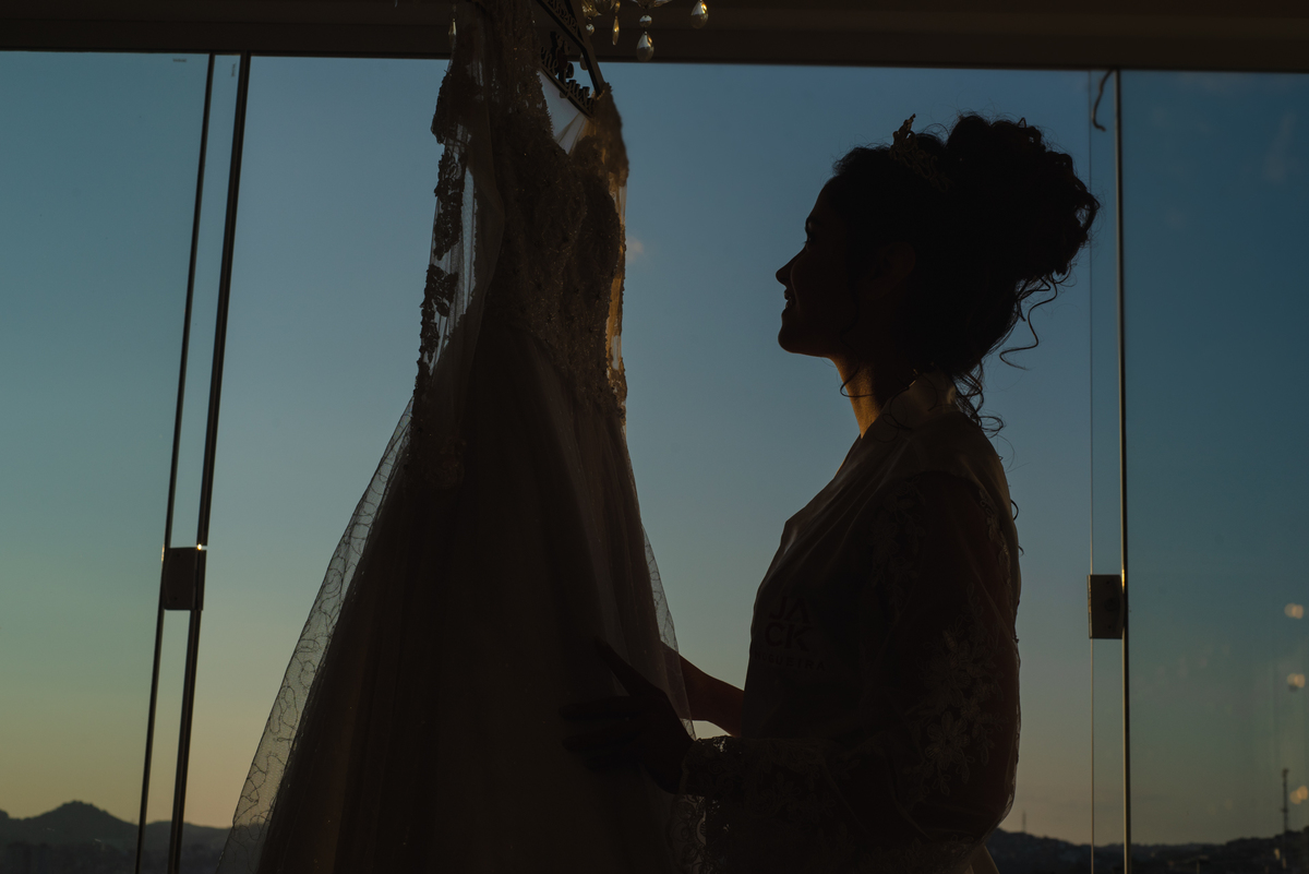 making of Noiva Silhueta