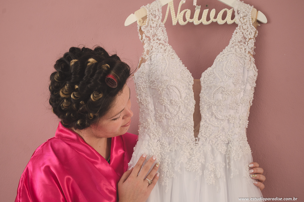 A noiva e o seu tão sonhado vestido