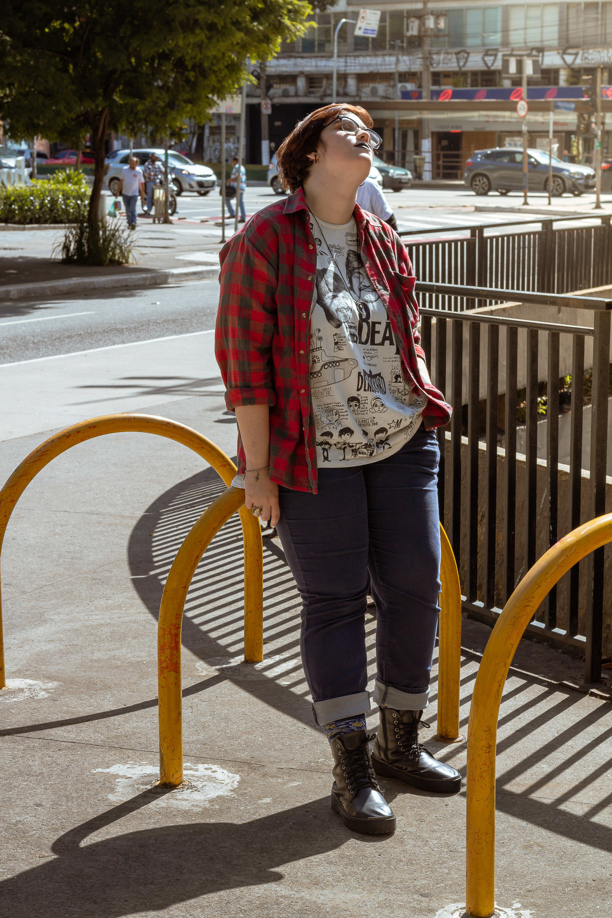 ensaio externo na avenida paulista