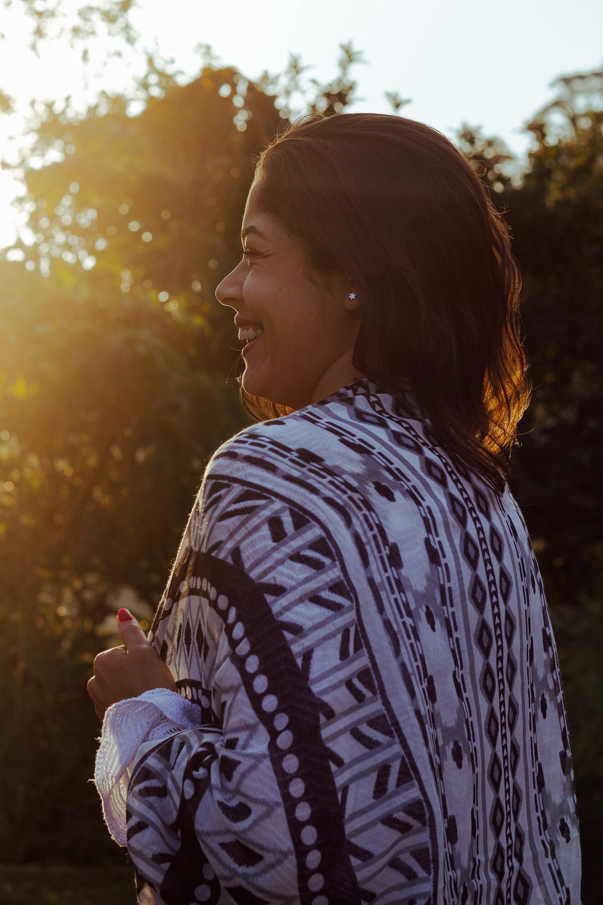 fotos no pôr do sol