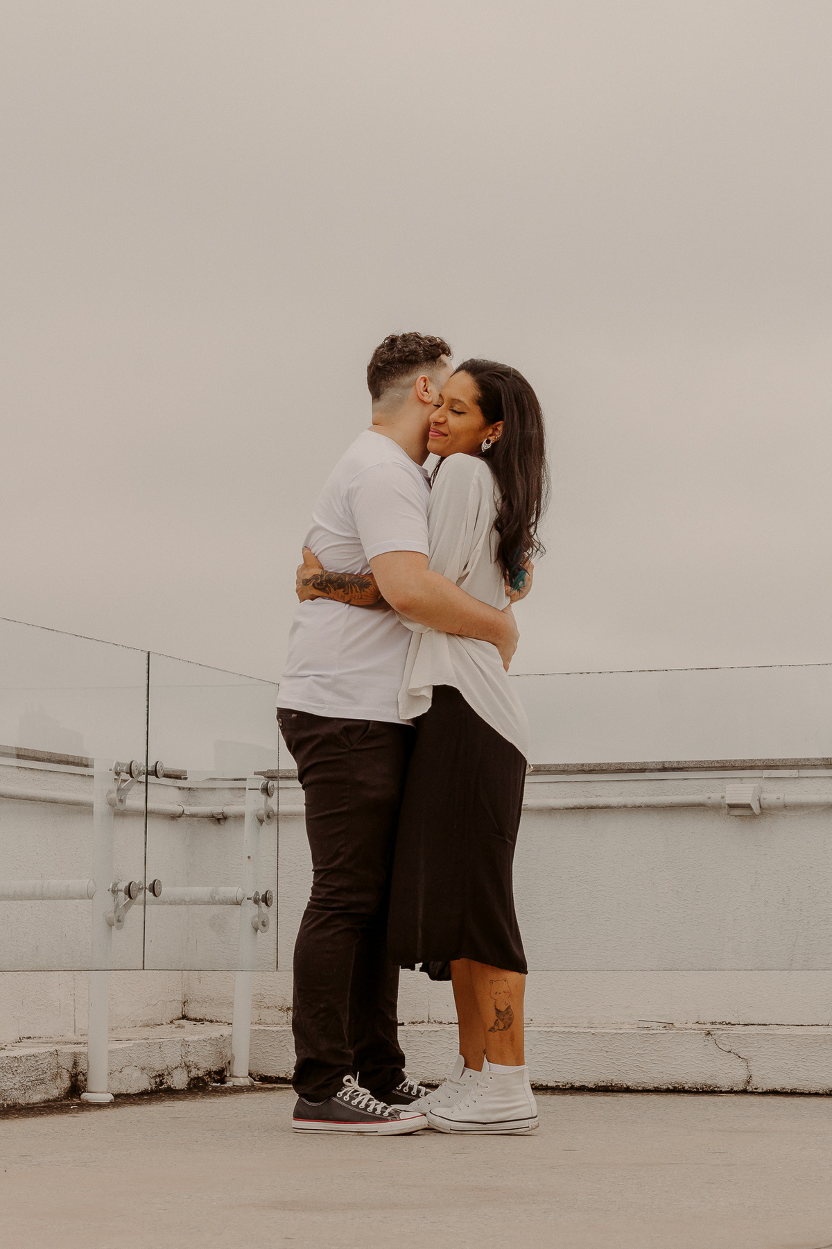 ensaio de casal urbano na cidade de São Paulo