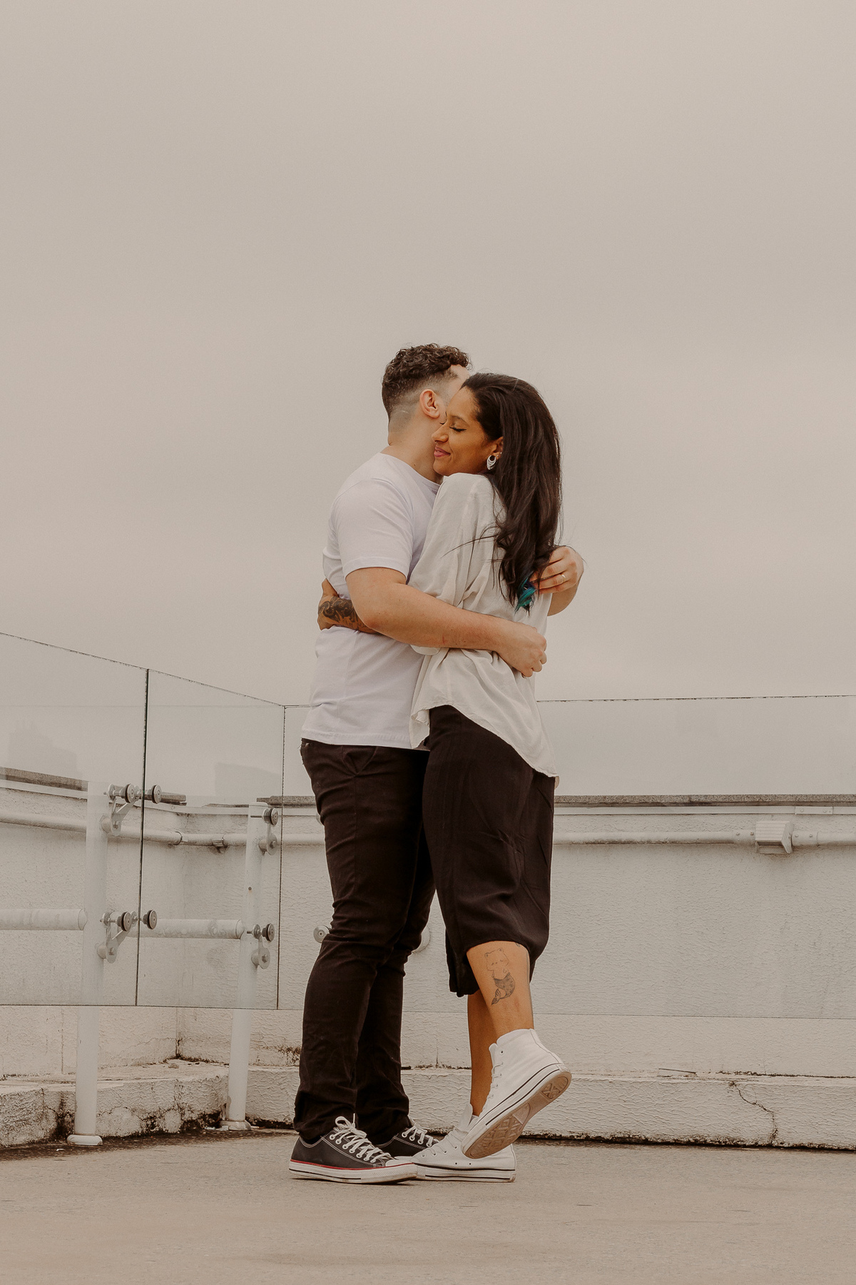 ensaio de casal no MAC USP