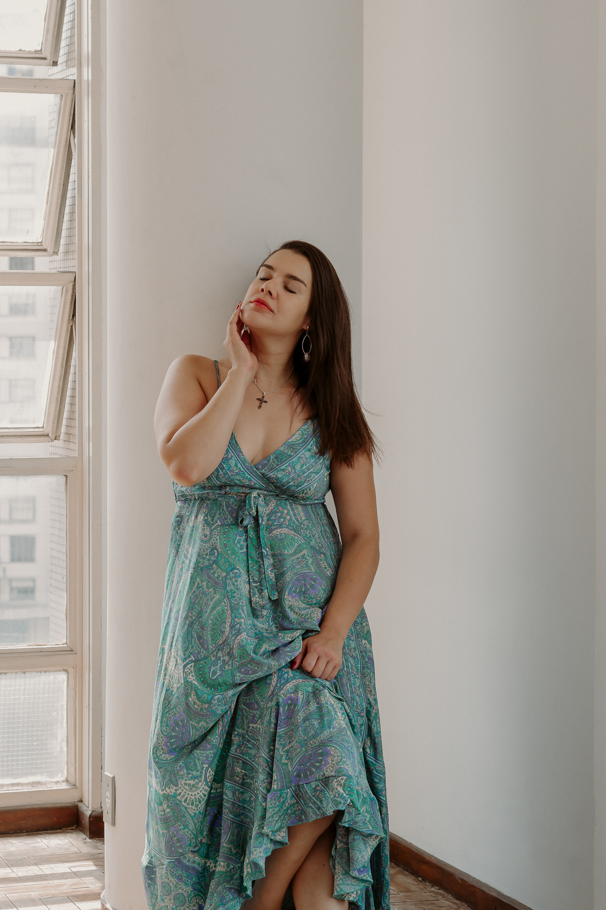 ensaio fotográfico feminino em estúdio