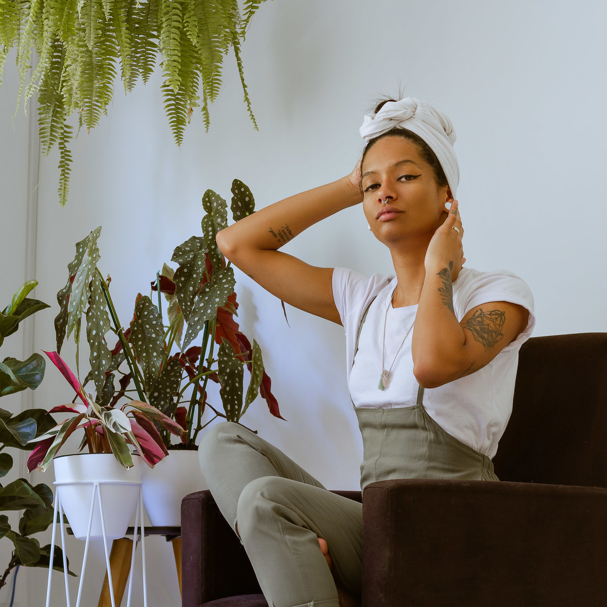 Ensaio de fotos em casa