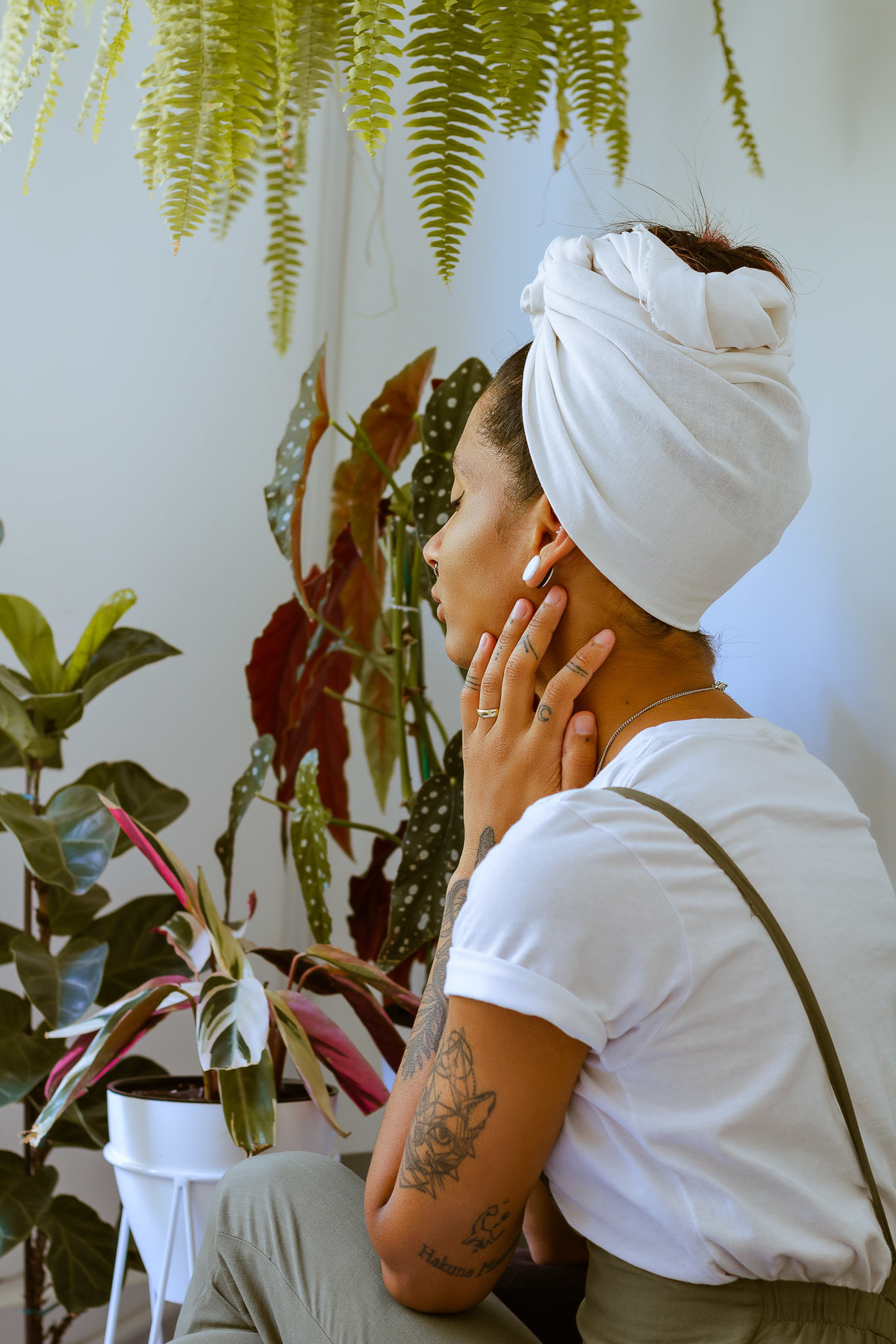 Ensaio interno na casa da cliente