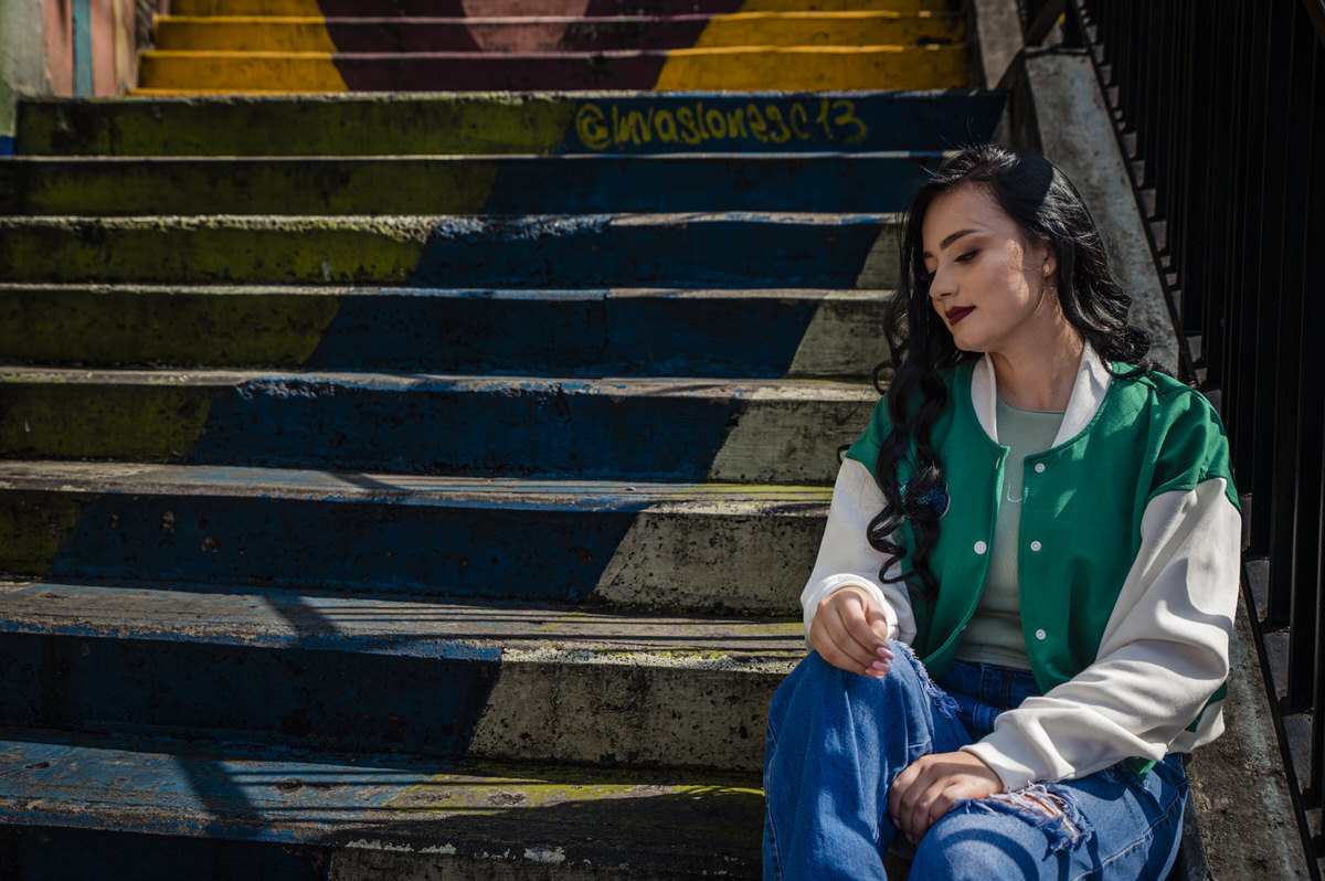 Fotógrafo de quinceañeras Medellín Comuna 13