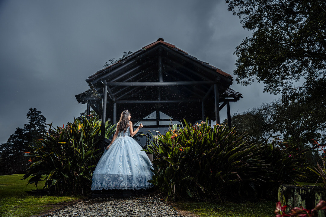 Elegant quinceañera portrait celebrating this unforgettable milestone.