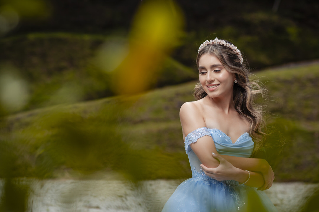 Fotografía artística para celebrar los quince años.