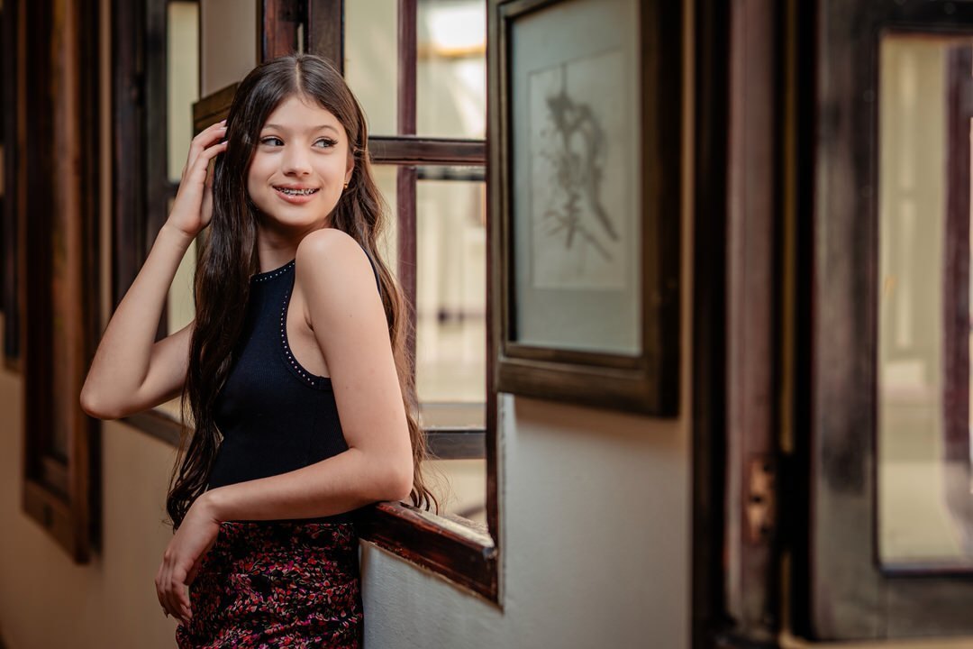 Elegant quinceañera portrait celebrating this unforgettable milestone.