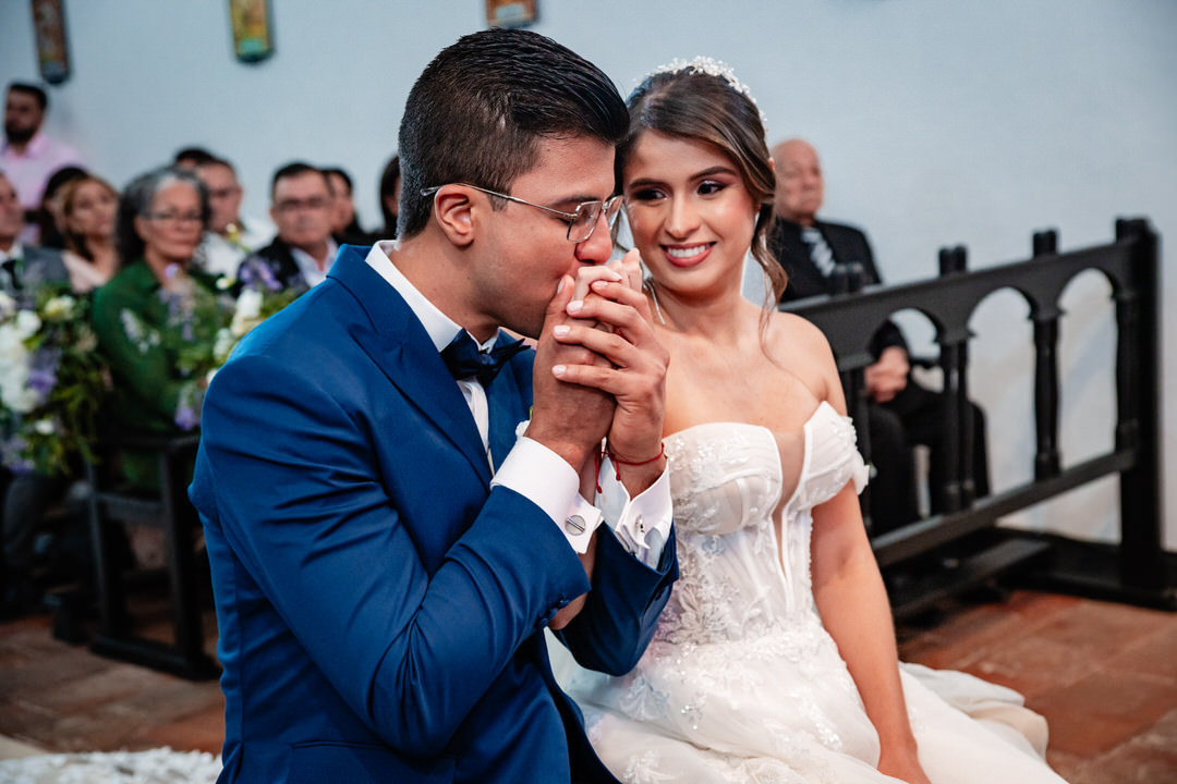 Celebración del sacramento del matrimonio.
