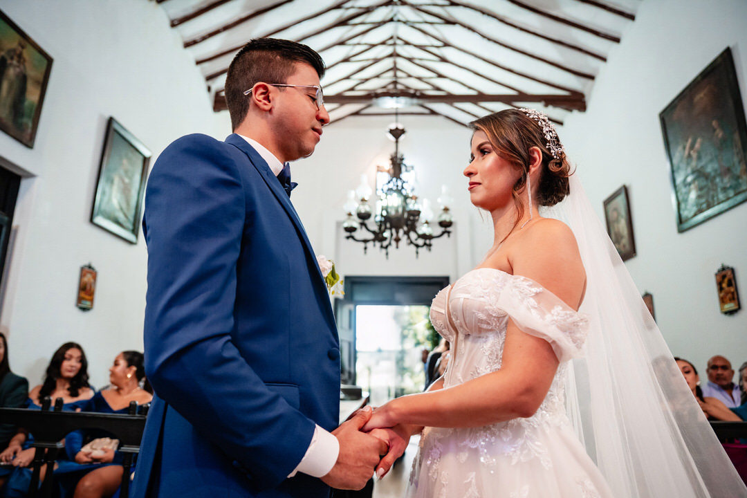 Celebración del sacramento del matrimonio.