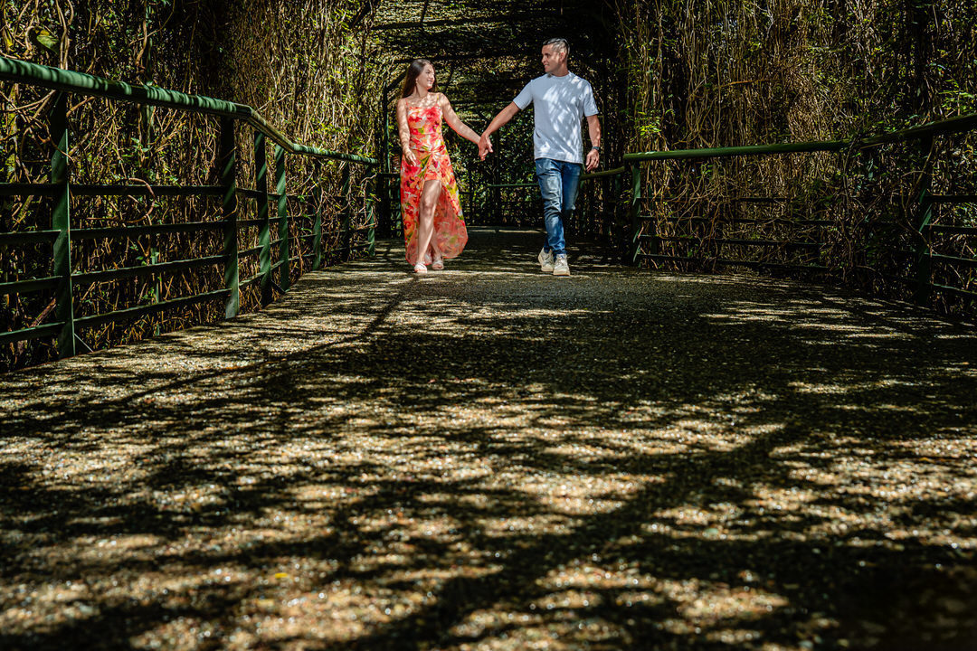 Fotografía de compromiso de antes de su matrimonio.