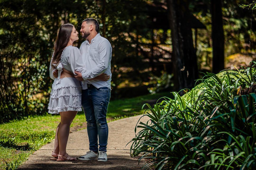 Romantic engagement photos capturing genuine love and connection.