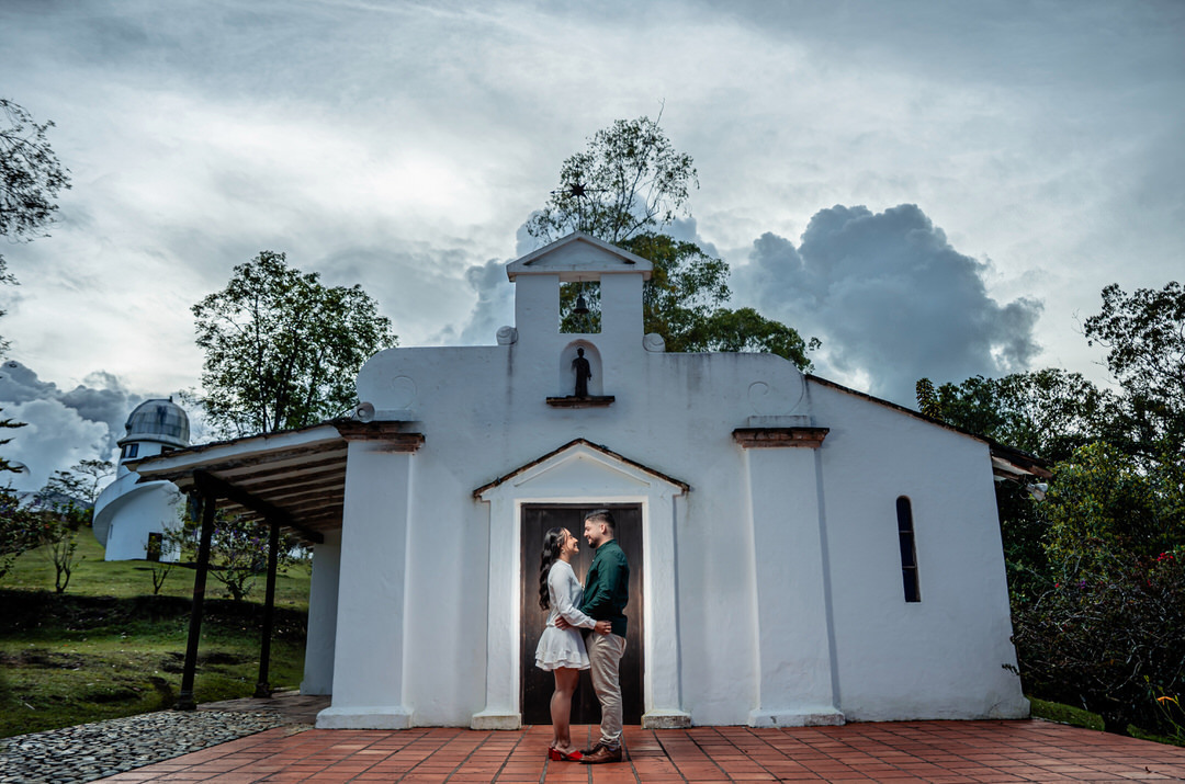 Romantic engagement photos capturing genuine love and connection.