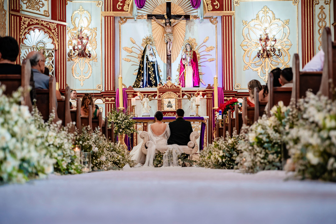 Celebración del sacramento del matrimonio.