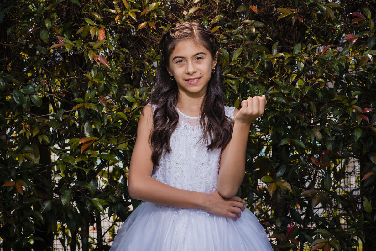 Sofía el día de su Primera Comunión