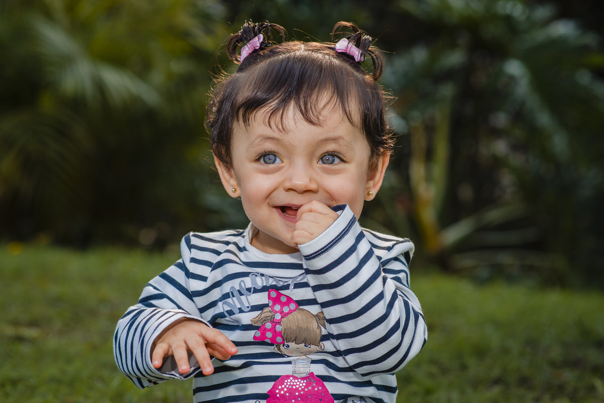 Susana en su fiesta de primer año