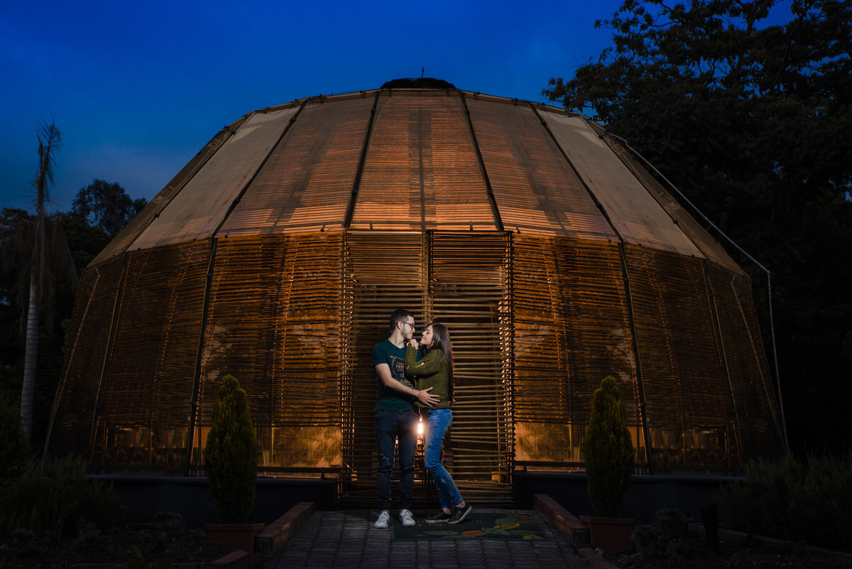 Composición hermosa en la sesión preboda de Angie & Estiven