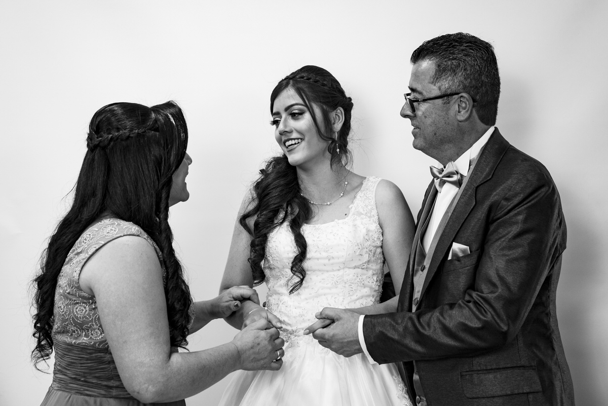 Papás de Angie en su boda