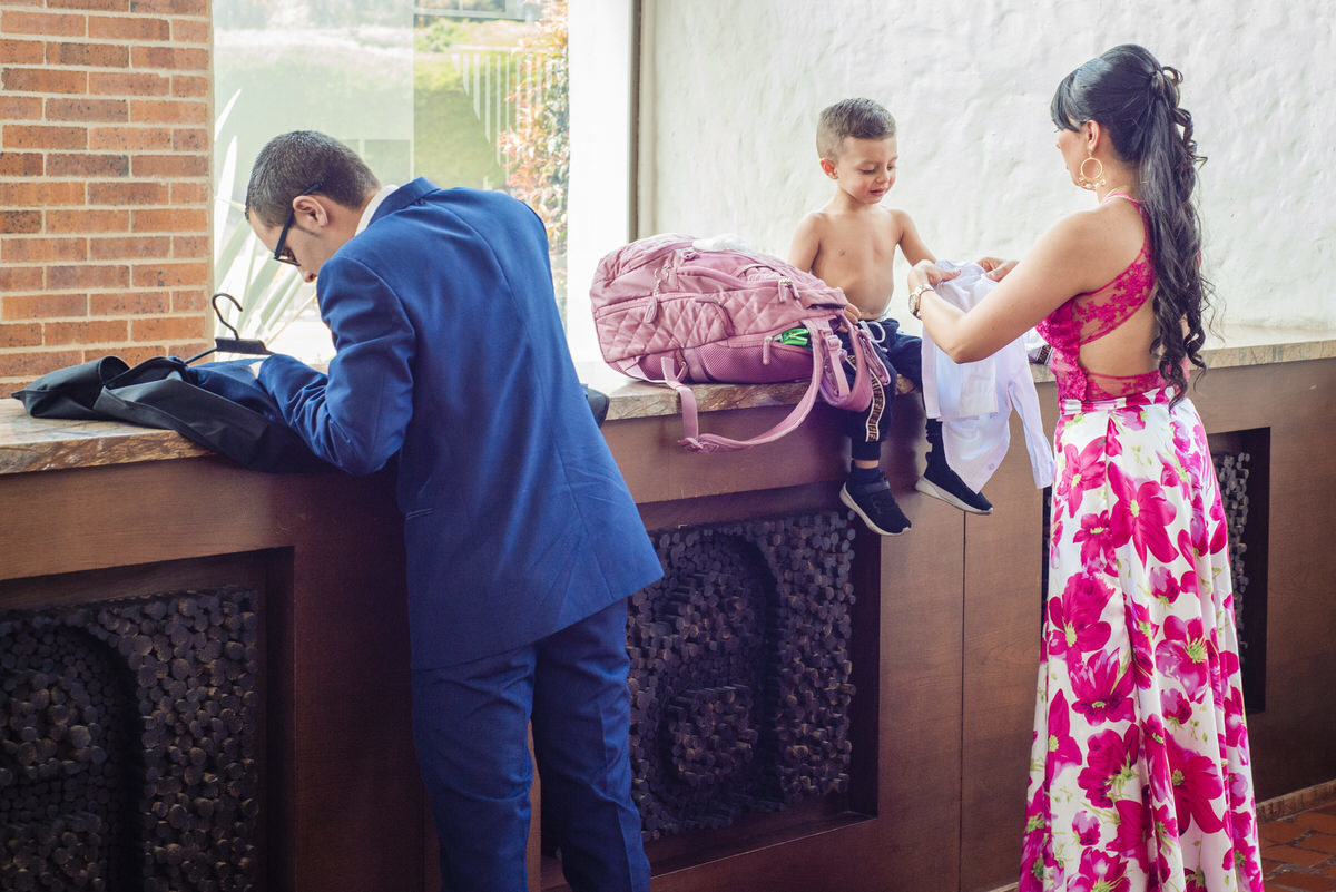 Padrinos en la boda de Angie & Estiven 