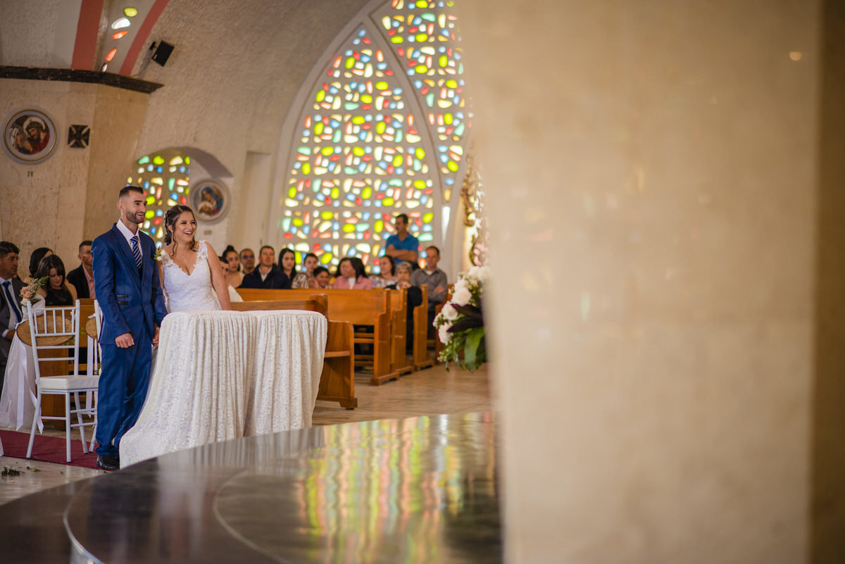 La felicidad de ser esposos. En la boda de Paula & Juan Diego