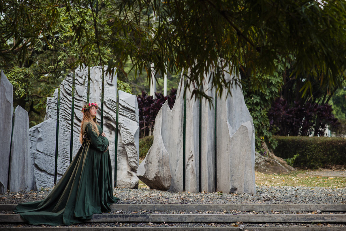 Sesión de maternidad en espera de Emmanuel