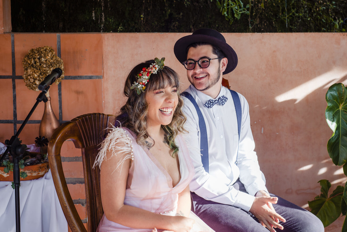 Felicidad en la Boda Daniela Y David