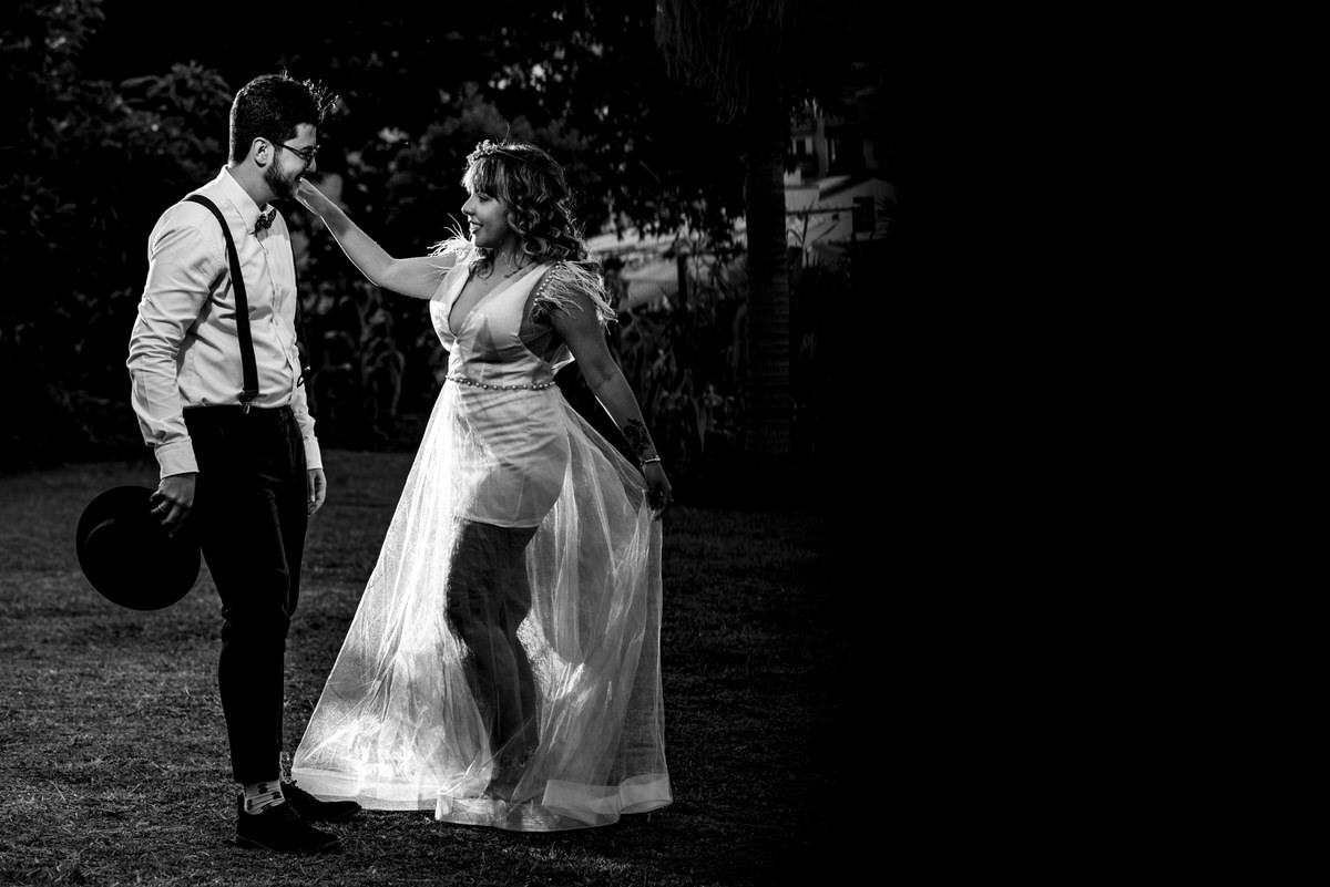 Vestidos de los novios en la Boda Daniela Y David