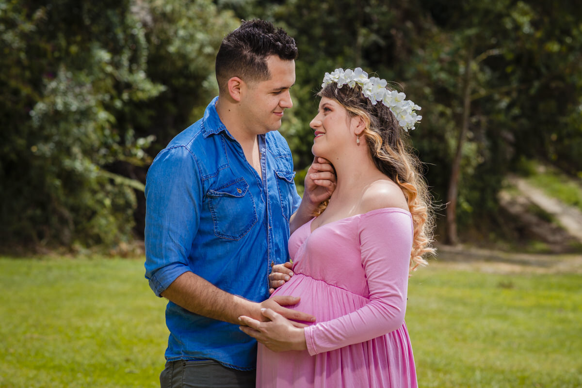 Jéssica & Walter en espera de Samuel & Johan