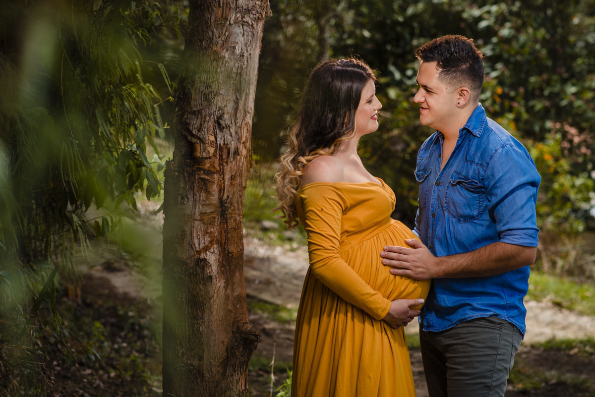 Jéssica y Walter en espera de Samuel & Johan