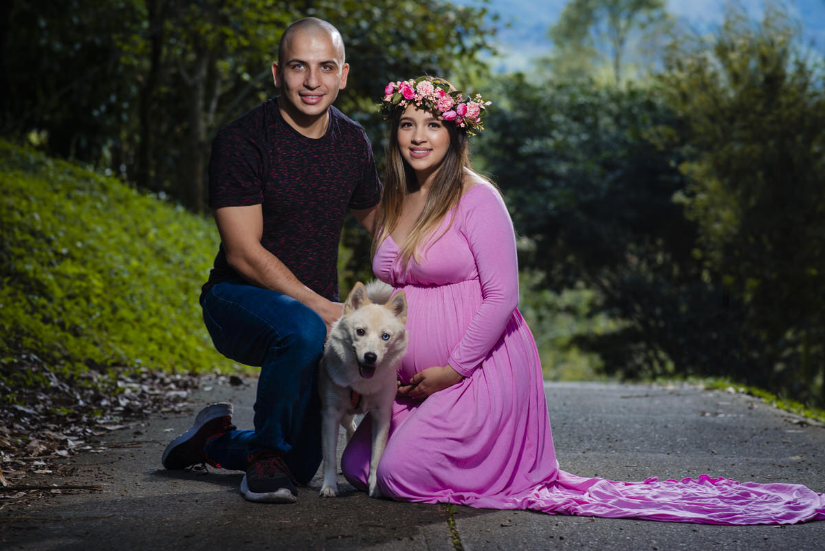 Angélica en espera de Sofía