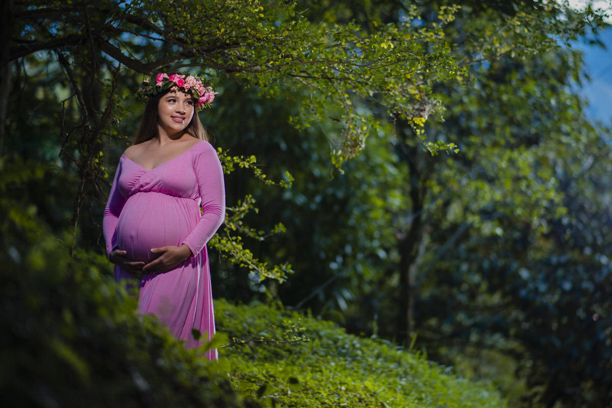 Angélica en espera de Sofía