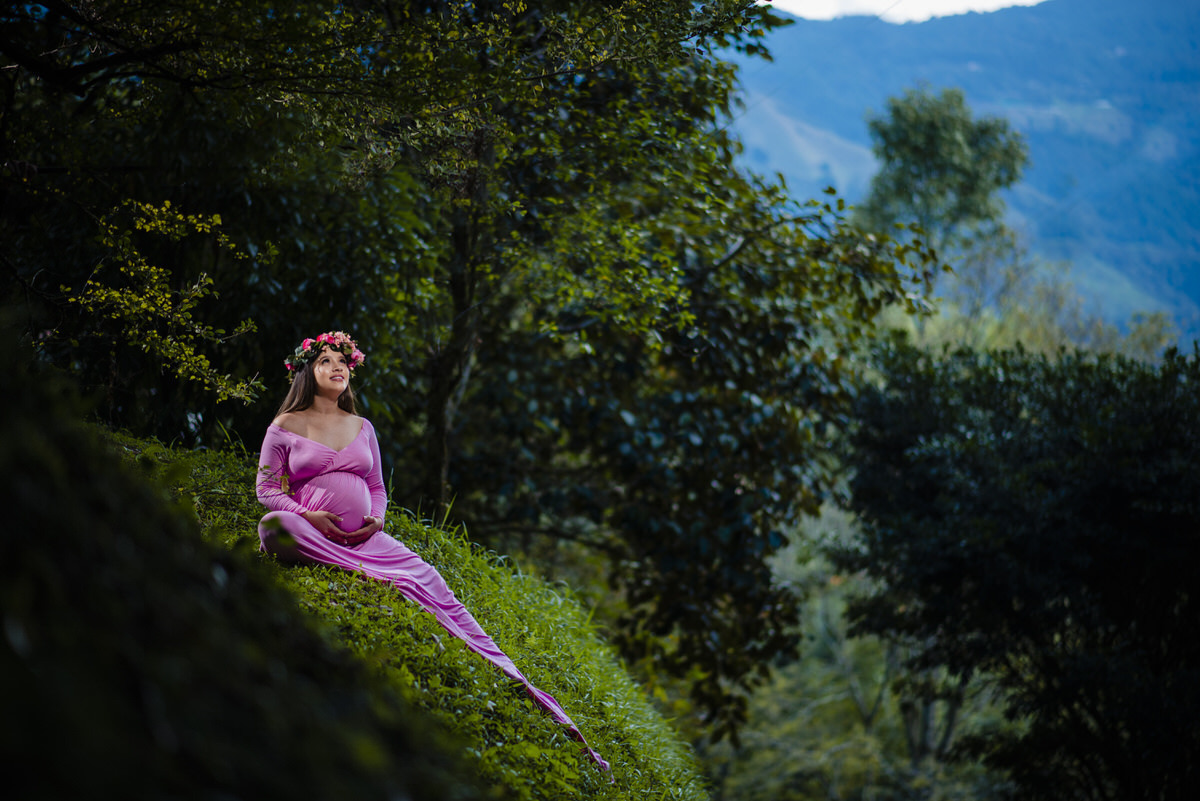 Angélica en espera de Sofía