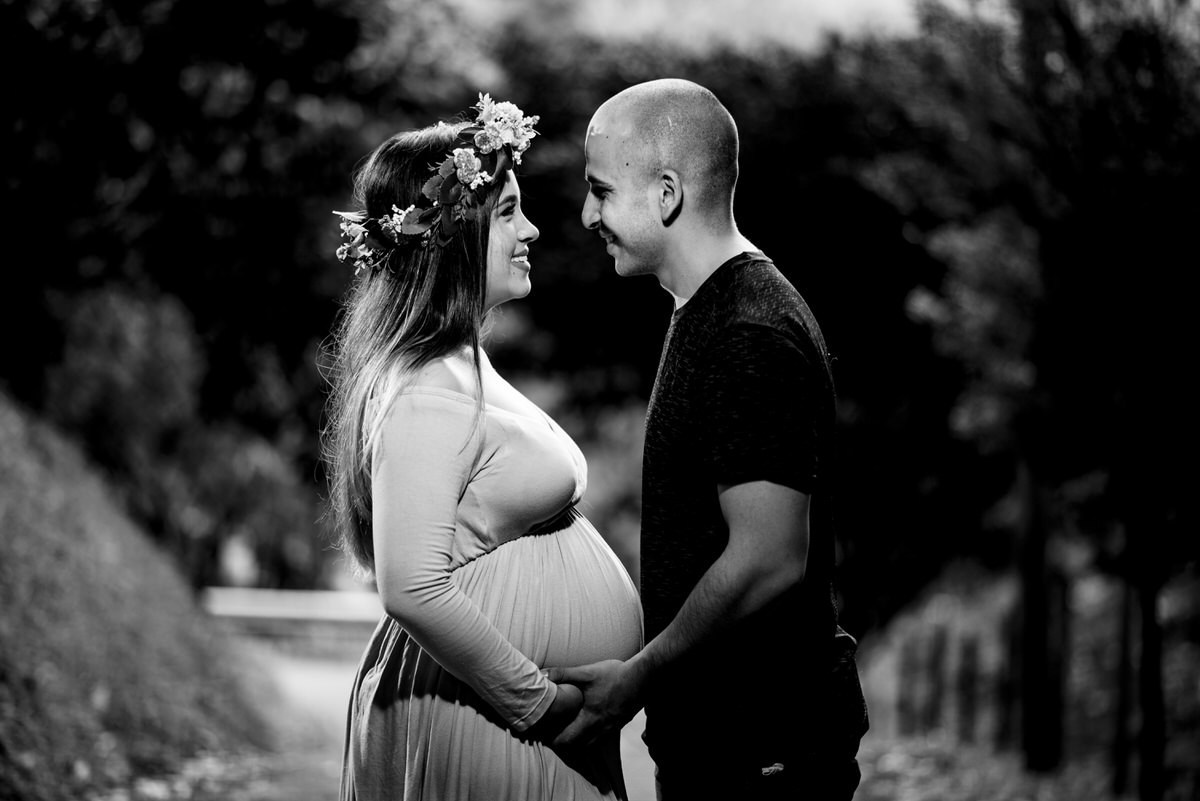 Angélica en espera de Sofía