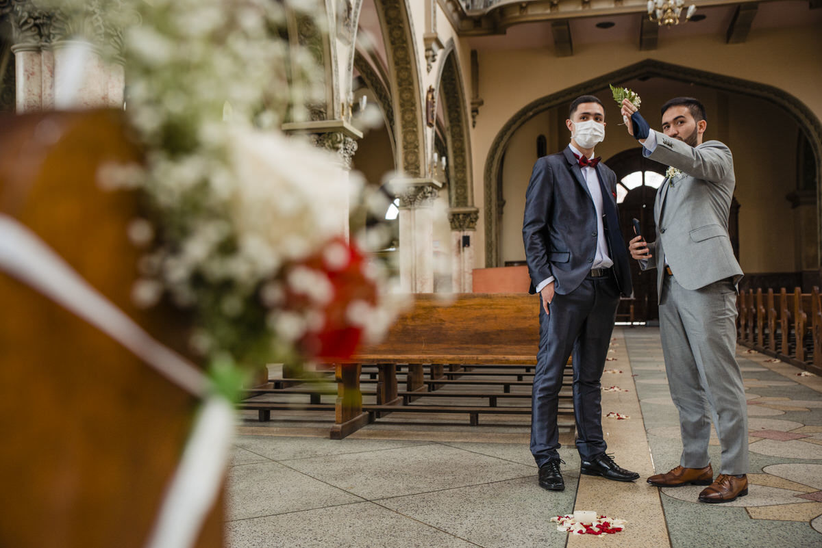 Javier el día de su boda