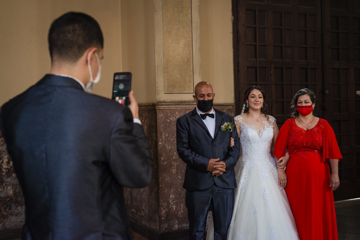 Entrada de la novia en la Boda Leidy & Javier