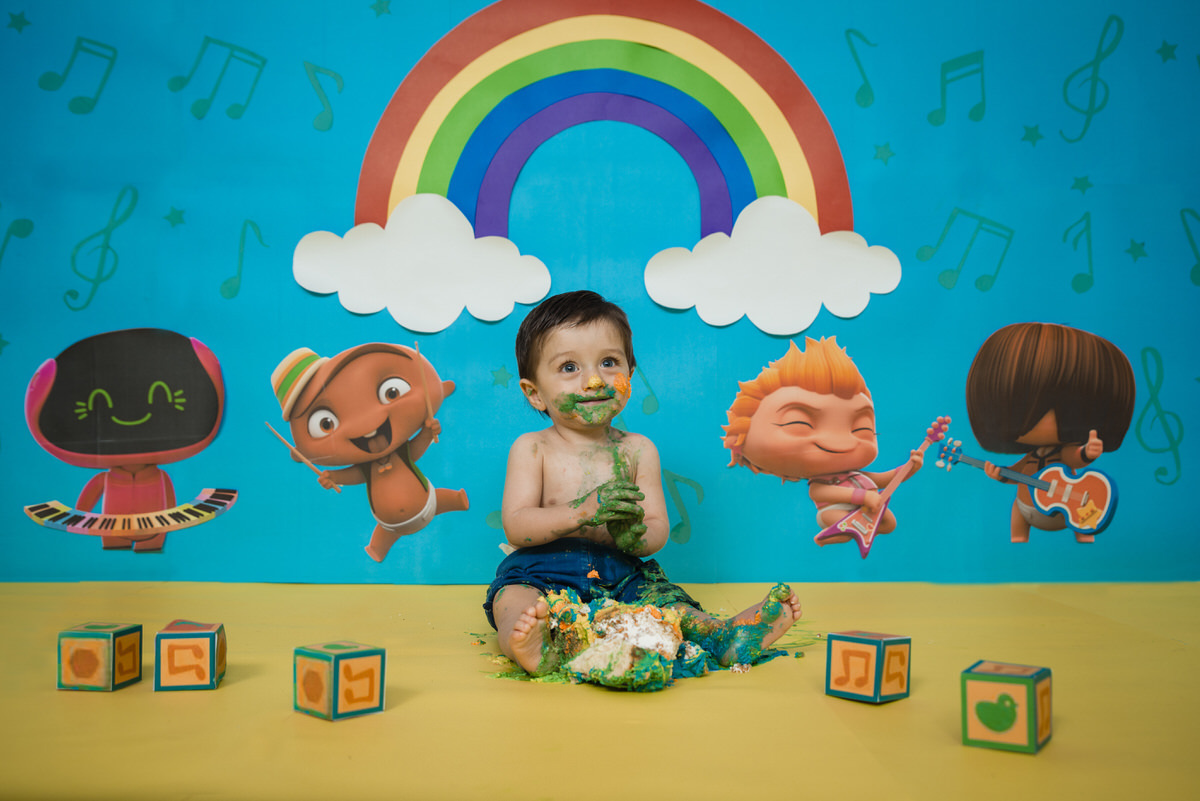 Sesión infantil Smash Cake de Rafael