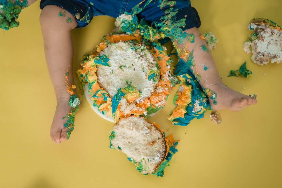 Sesión infantil Smash Cake de Rafael