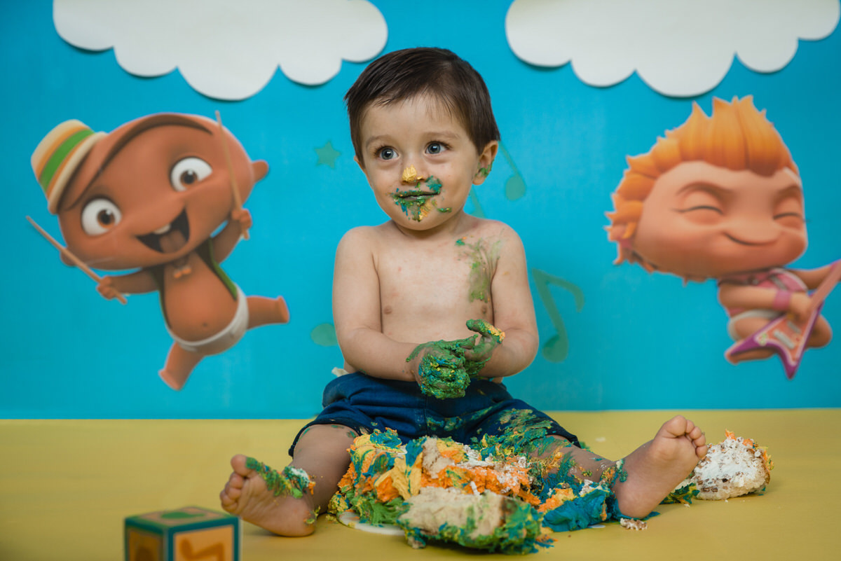 Sesión infantil Smash Cake de Rafael