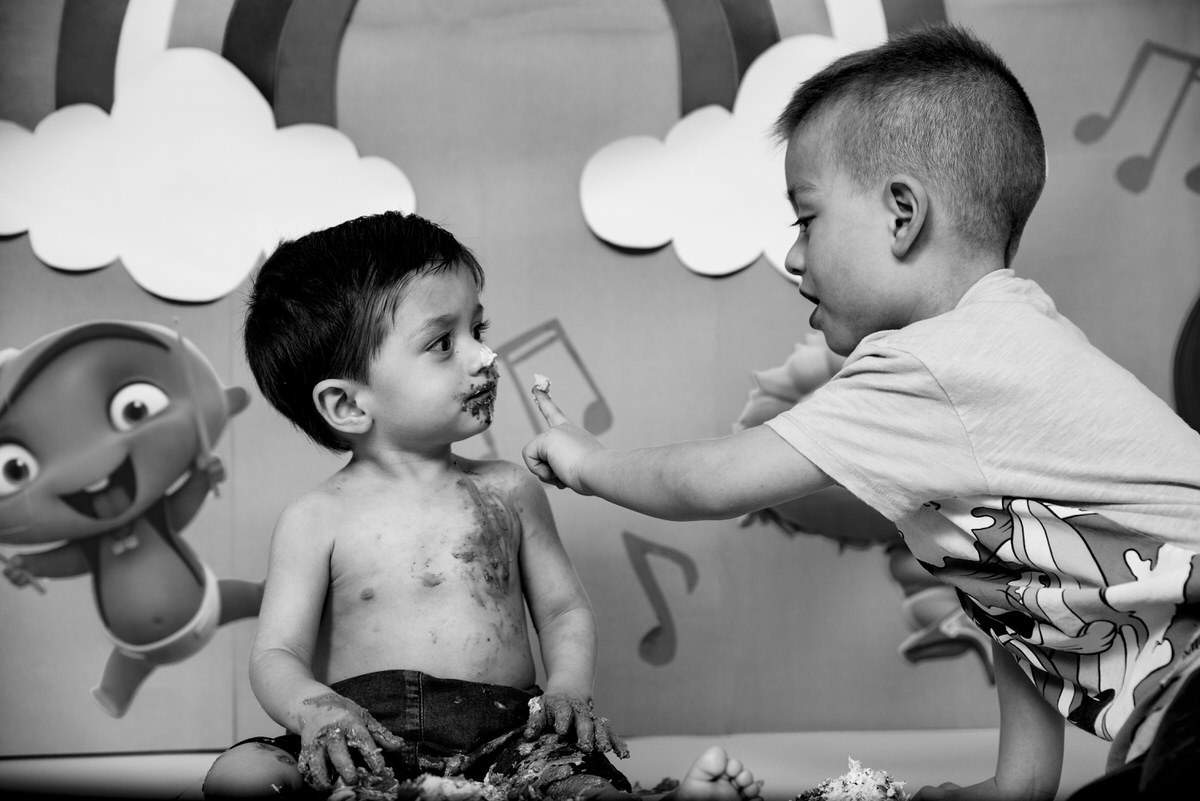 Sesión infantil Smash Cake de Rafael