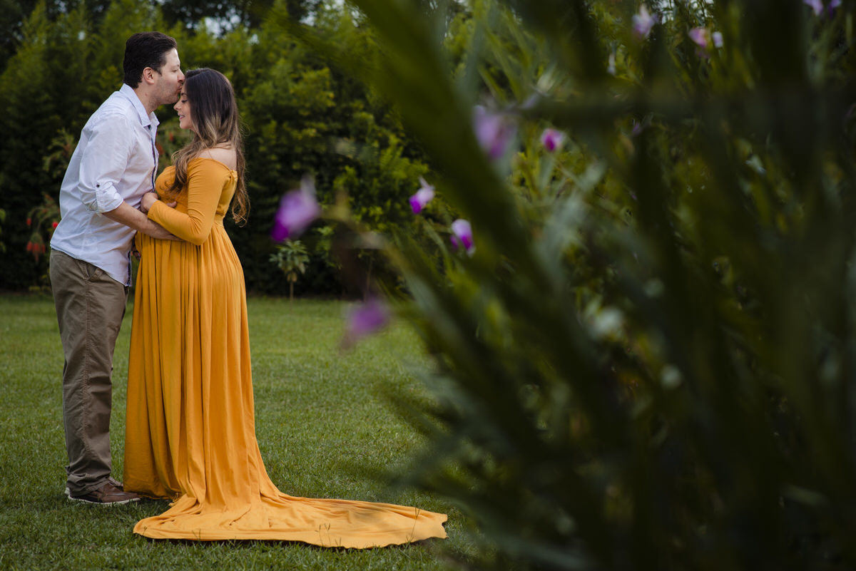 Viviana en su sesión de maternidad en espera de Isaac