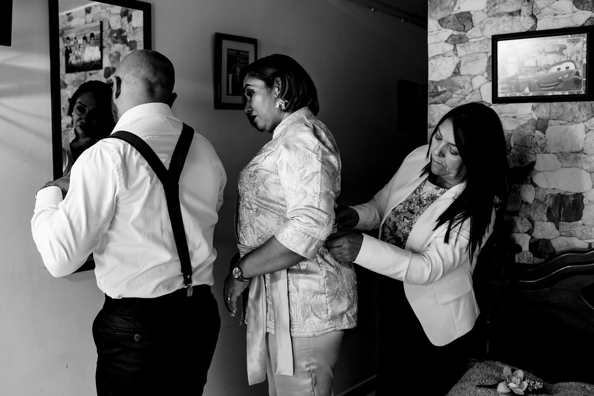 Preparativos de la boda de Johana y Jose 