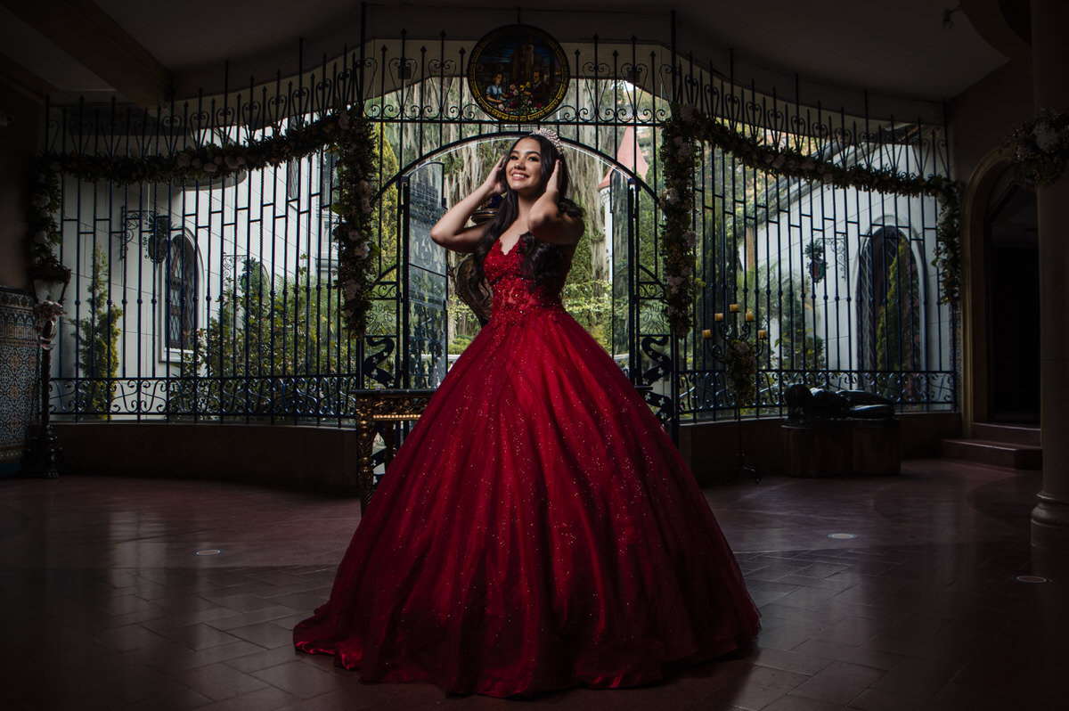 Fotógrafo de quinces Medellín Museo El Castillo