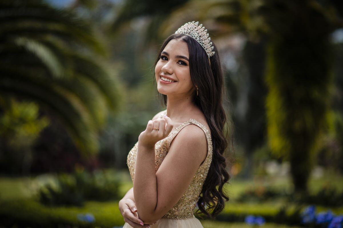 Fotografía de quinceañeras Medellín Museo El Castillo