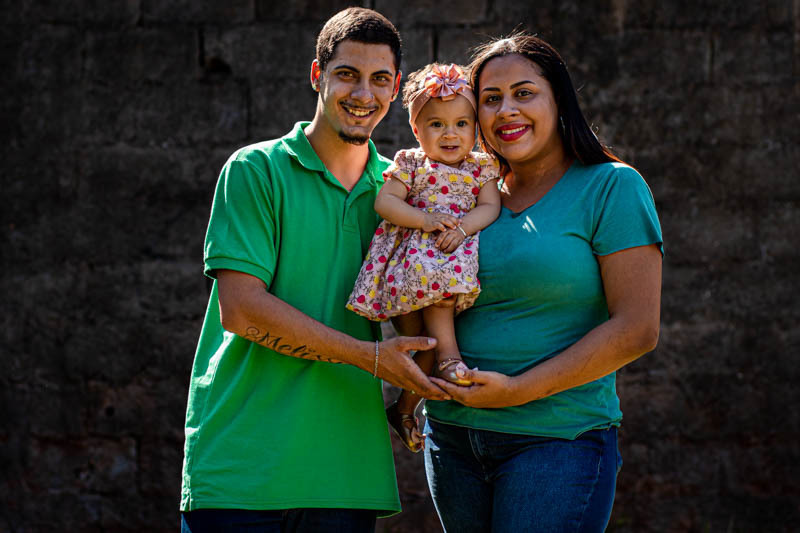 Ensaio de família na cidade de Jaú-SP