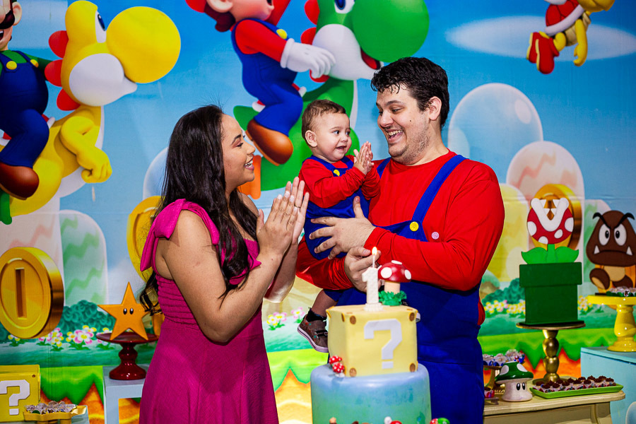 Festa infantil Jau SP Salão João e Maria Pamela Trevisan e Valber Trevisan